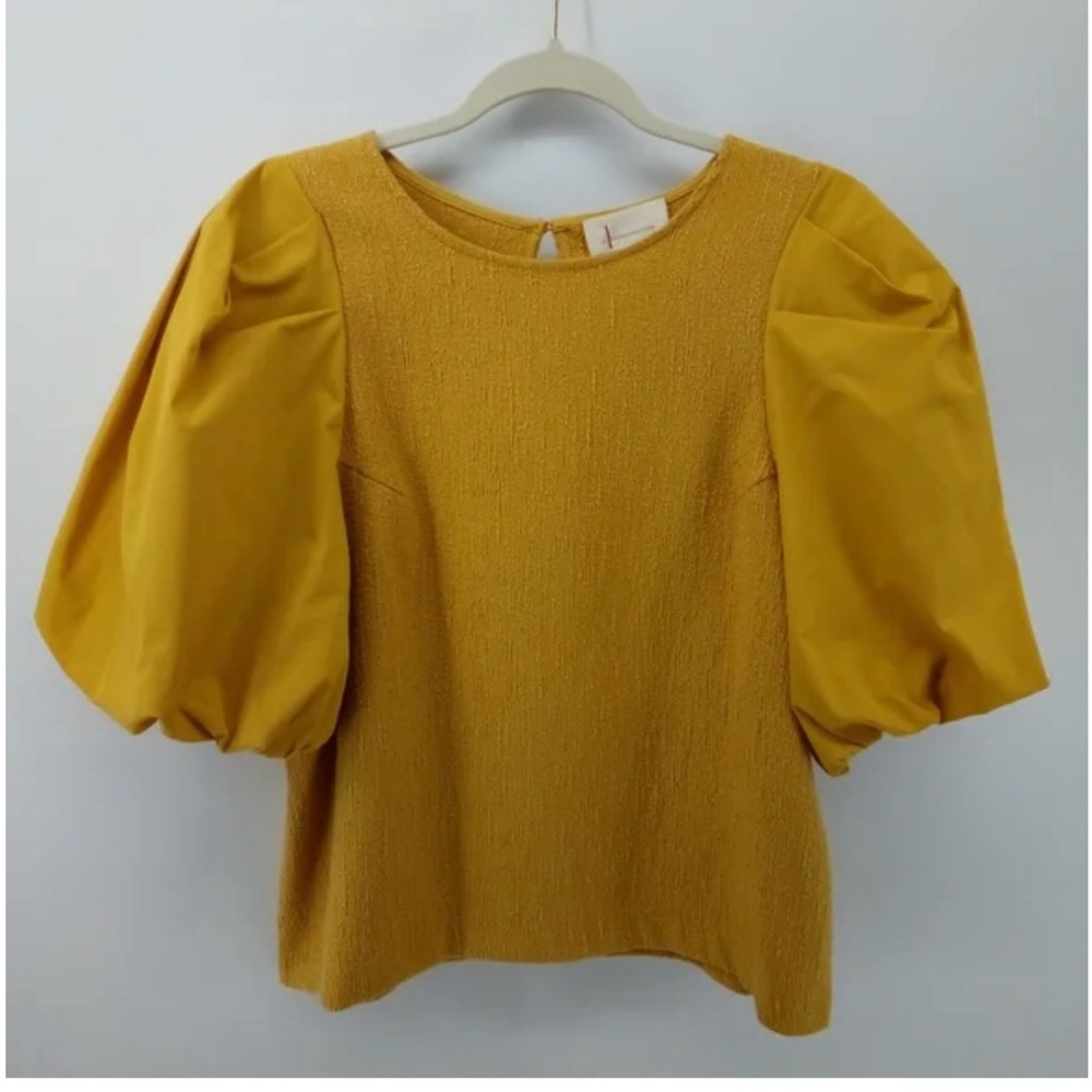 Anthropologie Puff Sleeve Top
